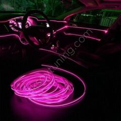 Araç İçi Neon Aydınlatma Pembe 5 Metre