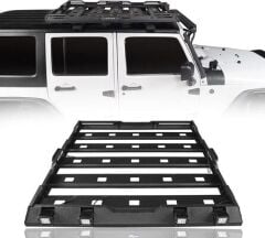 Wrangler JK 2007-2017 İçin Uyumlu Tavan Sepeti Cam Çerçevesi(Ledli)