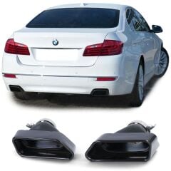 BMW F10 550 Egzoz Ucu Siyah İthal