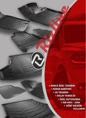 Bmw 5 Serisi F10 2010-2013 Uyumlu Rizline 3D Oto Paspas