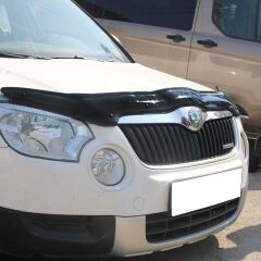 Skoda Yeti 2009-2013 Uyumlu Yedek Parça 4mm ABS Ön Kaput Koruma Rüzgarlığı