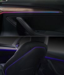 Tesla Model Y İçin Uyumlu Ambians Aydınlatma Set