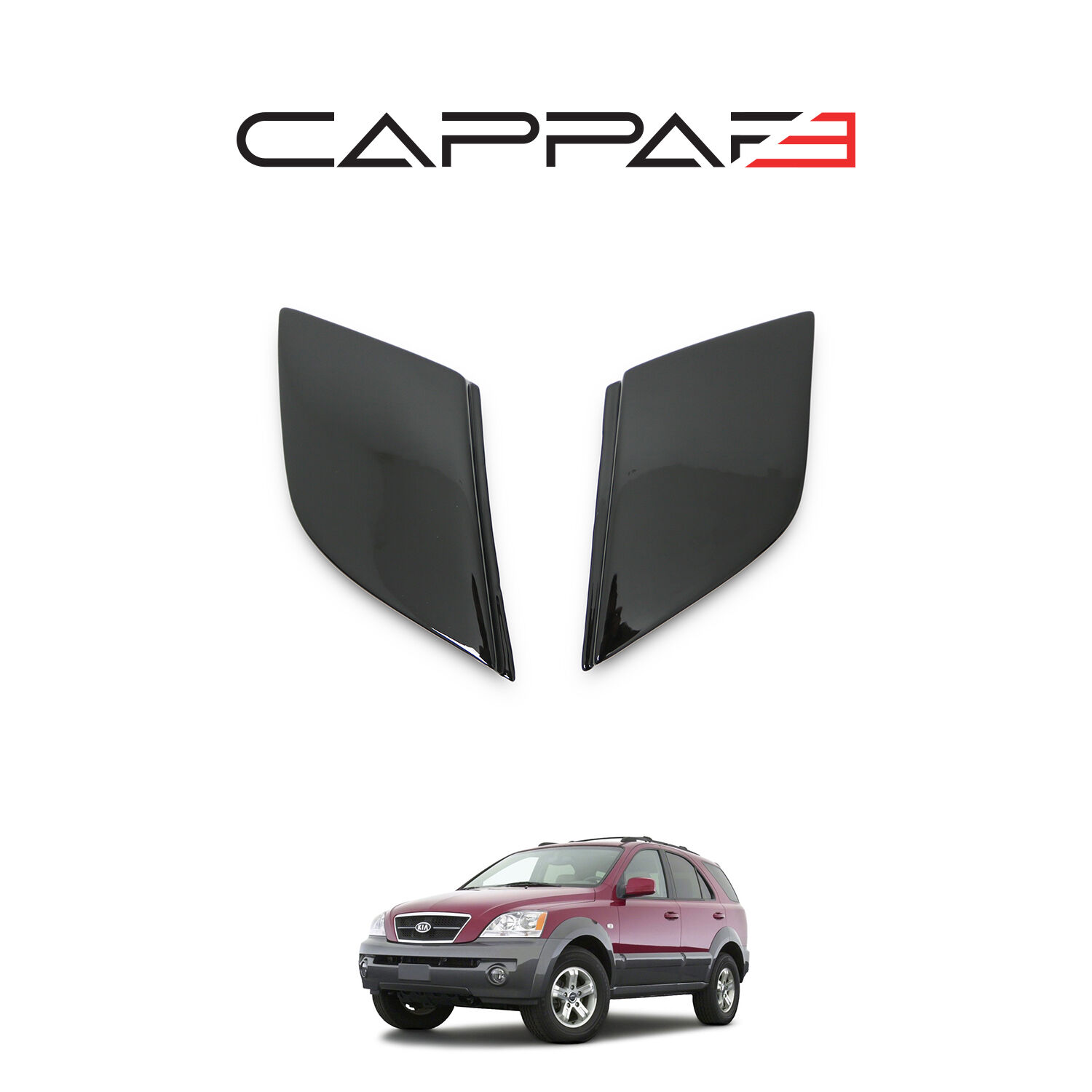 Kia Sorento 2002-2006 Yılları Arası Uyumlu Kaput Rüzgarlığı Eki 2 Prç.