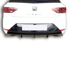 Seat Leon Xcellence 2017 - 20 Uyumlu Yedek Parça Difüzör (Çift Çıkış) PlastikBoyasız