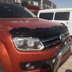 Volkswagen Amarok 2010+ Uyumlu Yedek Parça Sonrası Ön Kaput Koruyucu Rüzgarlık Yarasa Md