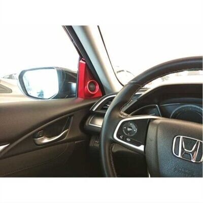 Honda Civic Fc5 Uyumlu 2016-2020 Tweeter Kaplama Kırmızı
