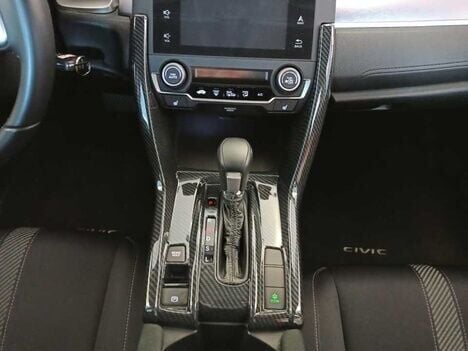 Honda Civic Fc5 Uyumlu Yedek Parça 2016-2020 Yeni Stil Vites Konsol Full Kaplama Karbon