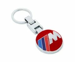 Bmw M Uyumlu  Logolu Anahtarlık Kırmızı