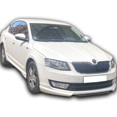 Skoda Octavia Mk3 2013-2017 Uyumlu Yedek Parça Ön Ek Plastik Boyasız