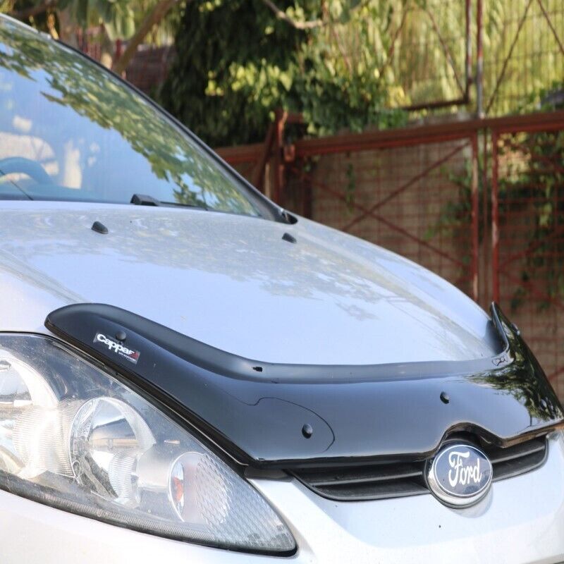 Ford Fiesta  Uyumlu 2009 - 2012 4mm ABS Ön Kaput Koruma Rüzgarlığı