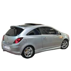 Opel Corsa D 2 Tek Kapı Uyumlu Yedek Parça Spoiler Boyalı Fiber