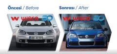 Volkswagen Golf 5 2003-2009 Uyumlu R32 Ön Tampon Seti