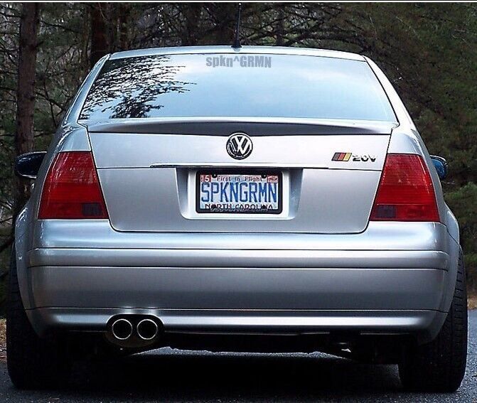 Volkswagen Bora  Uyumlu Yedek Parça Anatomik Spoiler (Boyasız)