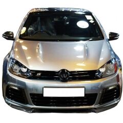 Volkswagen Golf 6 2009 - 12 Uyumlu Yedek Parça R Tampon Uyumlu Lip (3 Parça) Plastik Boyasız