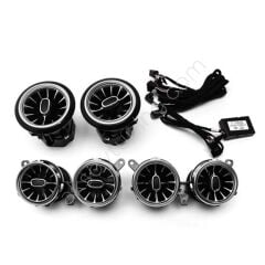 Mercedes E-Serisi W213 2016-2017 Uyumlu Yedek Parça 64 Renk Ön Havalandırma Ambiyans