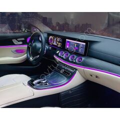 Mercedes E-Serisi W213 2016-2017 Uyumlu 64 Renk Ön Havalandırma Ambiyans