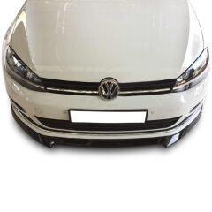 Volkswagen Golf 7 2012 - 16 Uyumlu Yedek Parça Custom Ön Lip Plastik Boyasız