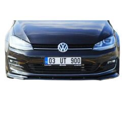 Volkswagen Golf 7 2012 - 16 Uyumlu Yedek Parça Ön Lip Plastik Boyasız