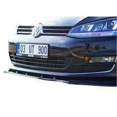 Volkswagen Golf 7 2012 - 16 Uyumlu Yedek Parça Ön Lip Plastik Boyasız