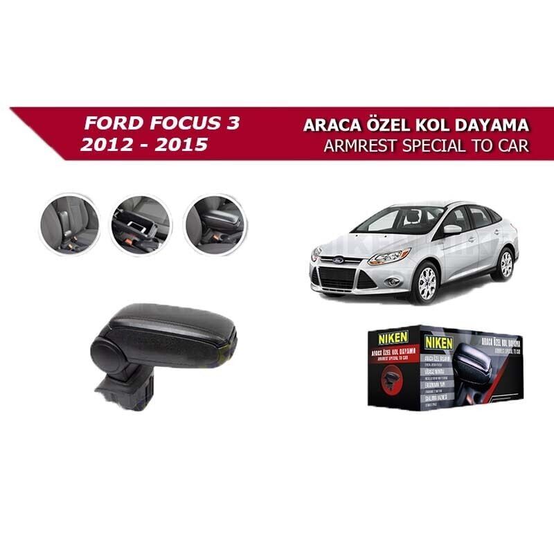 Niken Ford Focus 3 Uyumlu 2012-2015 Araca Özel Kol Dayama Usbsİz