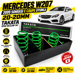 Mercedes W207 2009 Sonrası E Coupe Uyumlu 20-20mm Takata Spor Helezon Yay