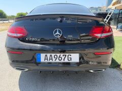 Mercedes C-Class W205 C205 Coupe Sedan bagaj Spoiler Parlak Spoiler