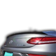 Mercedes W205 Uyumlu Yedek Parça Coupe Spoiler Boyalı Fiber