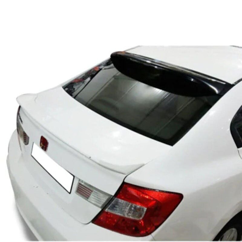 Honda Civic Fb7 Uyumlu 2012 - 16 Cam Üstü Spoiler Plastik Boyasız