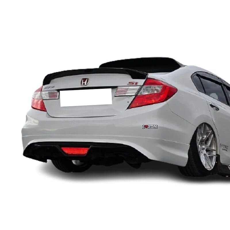 Honda Civic Uyumlu Fb7 2012 - 2015 Yarasa Spoiler (Plastik)