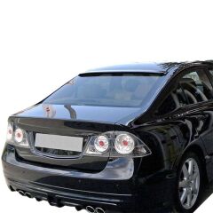 Honda Civic Fd6 Uyumlu 2006 - 2011 Cam Üstü Spoiler Plastik Boyasız