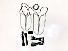 Mercedes W176 A W117 CLA GLA Uyumlu Yedek Parça 64 Renk Ambiyans Aydınlatma Aplikasyon Kontrollü