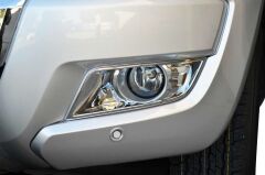 Ford Ranger Uyumlu 2012-2016 Ön Sis Çerçevesi Kaplama Krom