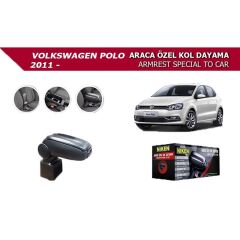 Niken Volkswagen Polo 2011+ Uyumlu Araca Özel Kol Dayama Siyah