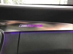 Mercedes W205 C - GLC Uyumlu Yedek Parça Göğüslük Ambiyans Aydınlatma AMG Yazılı 32 ve 64 Renk