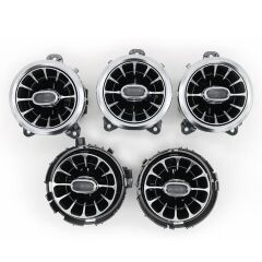 Mercedes CLA W118 / A W177 / B W217 / GLA W247 / GLB W247 Uyumlu Yedek Parça Işıklı Ön Havalandırma Ve Ambiyans Set (3 veya 64 Renk Ayarlanabilir)