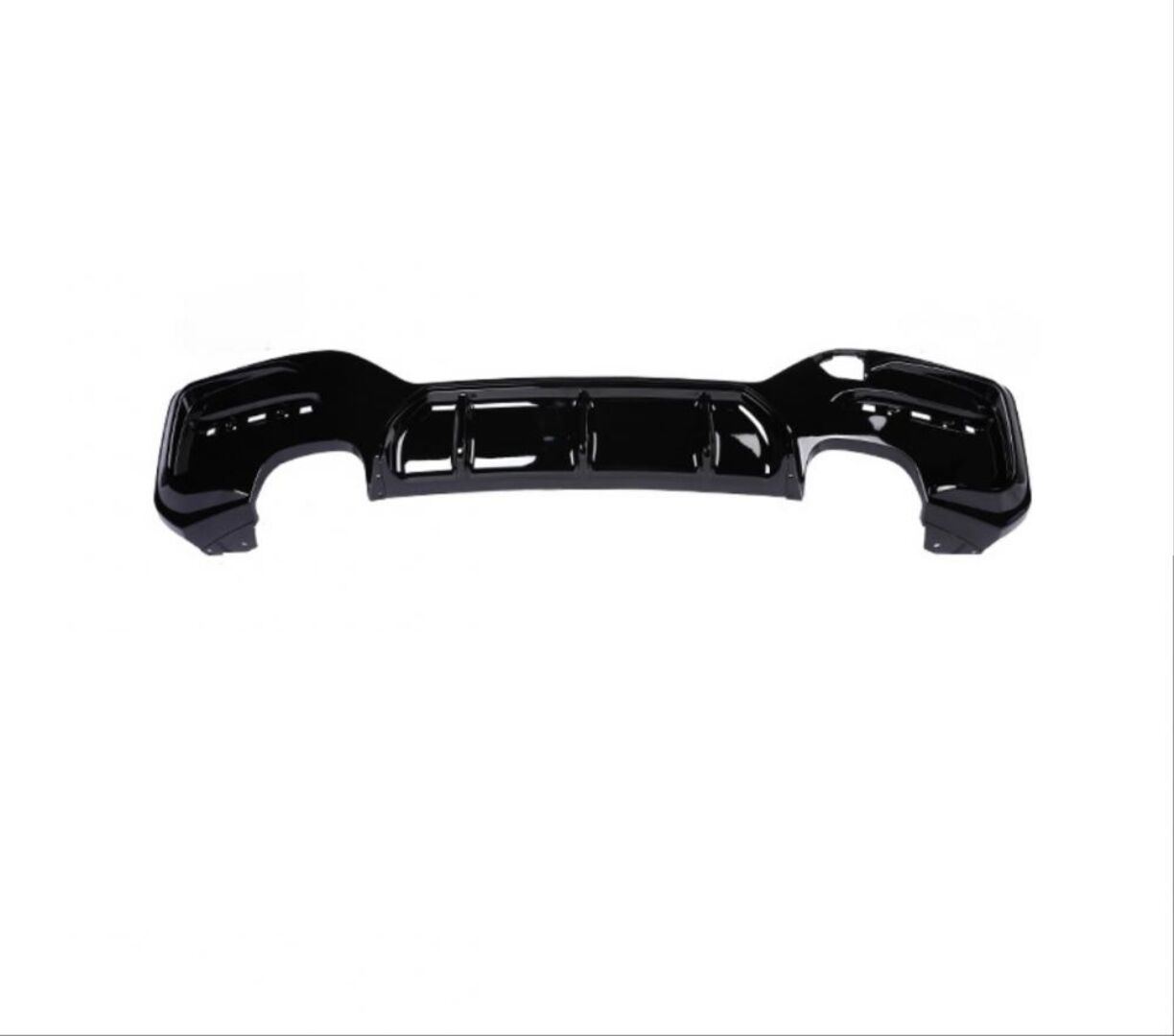 BMW 1 Serisi F20 2015-2018 Uyumlu Yedek Parça MT Tampon İçin Çift Çıkış Difüzör (Tekli Çıkış)