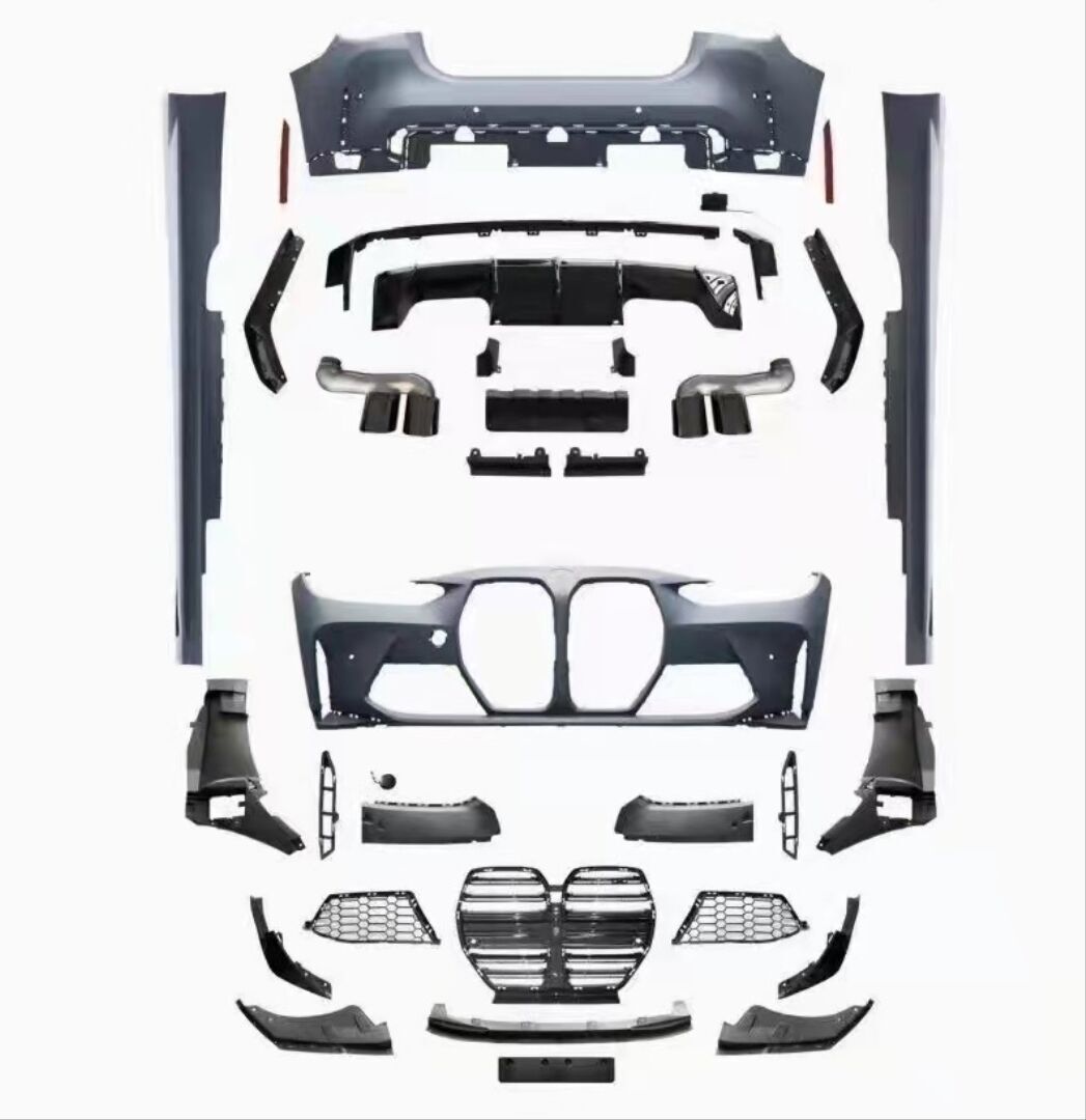 BMW 4 Serisi G22 M4 Uyumlu Body Kit (Ön Arka Tampon Marşpiyel Panjur - Egzoz Set) 2 Kapı