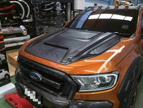 Ford Ranger Uyumlu 2012+ Kaput Üst Koruma Genıs Model