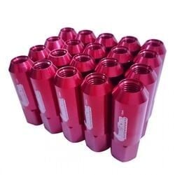 Renkli Uzun Bijon Takımı Kırmızı