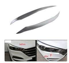 Hyundai Tucson 2015-2018 Uyumlu Far Kaşı Kromu