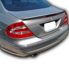 Mercedes W211 Uyumlu Spoiler Parlak Siyah Boyalı Fiber Üründür