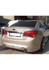 Chevrolet Cruze Uyumlu Yedek Parça Telli Arka Tampon Eki