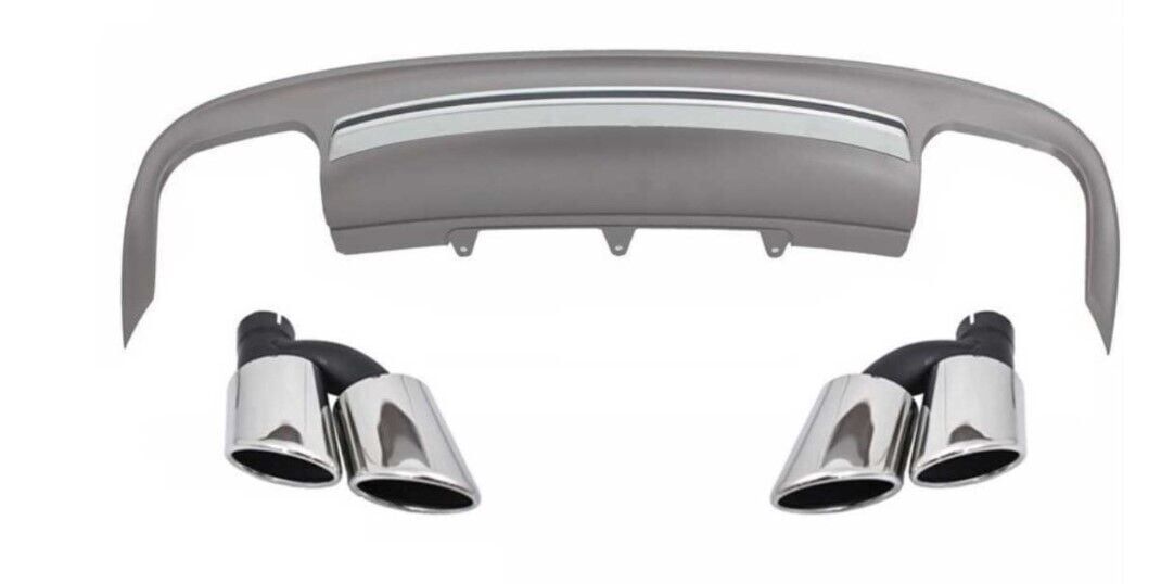 Audi A5 2012-2016 Sedan İçin Uyumlu   Yedek Parça S5 Difüzör & Egzoz Seti