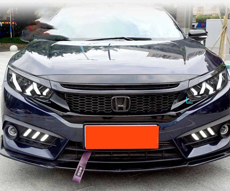 Honda Civi Uyumlu Fc5 (2017- 2019) Lamborghini Style Led Far Seti LAM-T054