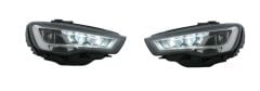 Audi A3 2013-2016 İçin Uyumlu  Yedek Parça Led Far ( Halojen Far İçin)