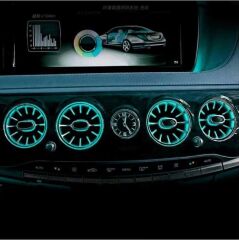 Mercedes S W222 2015-2020 Uyumlu Yedek Parça Ön Havalandırma Menfez Ambiyans 64 Renk