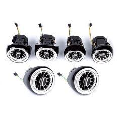 Mercedes S W222 2015-2020 Uyumlu Yedek Parça Ön Havalandırma Menfez Ambiyans 64 Renk