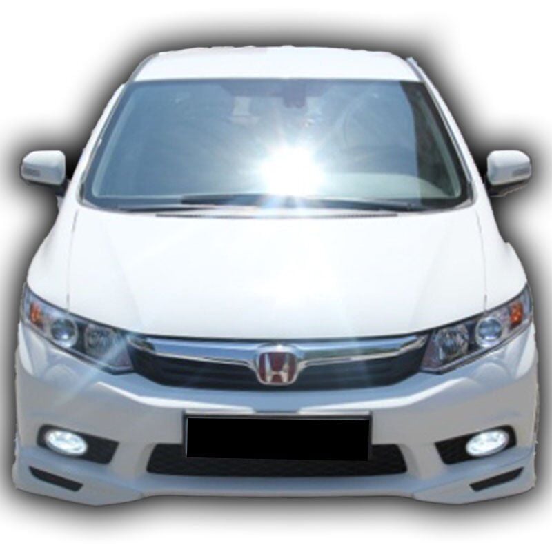Honda Civic Uyumlu 2012 Özel Tasarım 2 Parça Ön Karlık Boyasız