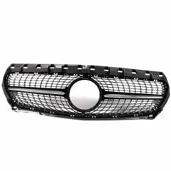 Mercedes W117 2013-2015 Uyumlu Yedek Parça CLA Diamond Panjur Siyah