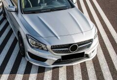 Mercedes W117 2013-2015 Uyumlu Yedek Parça CLA Diamond Panjur Siyah
